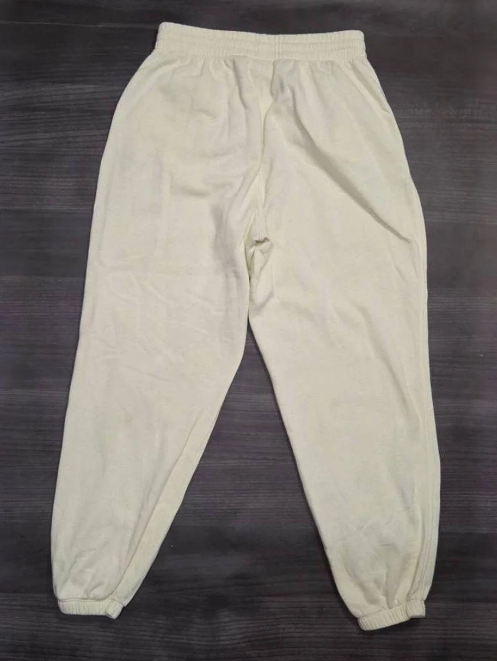 Nike Youth Classic Jogger Cream Fleece Sweatpants Size XL Loose Fit